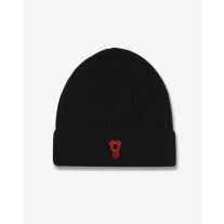 Signature Cotton Beanie - Black