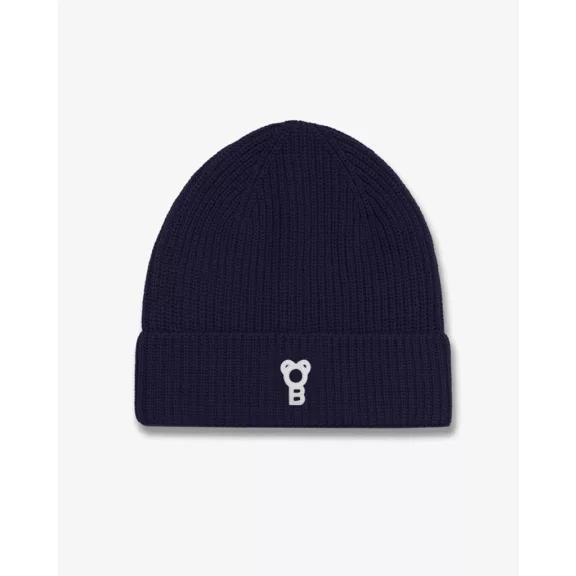 Signature Cotton Beanie - Navy blue Signature Cotton Beanie - Navy blue