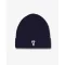 Signature Cotton Beanie - Navy blue