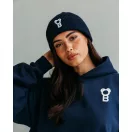 Signature Cotton Beanie - Navy blue Signature Cotton Beanie - Navy blue