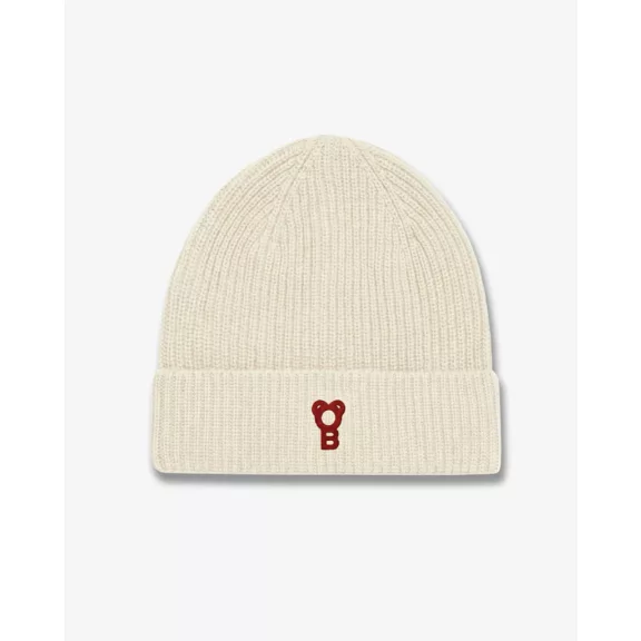 FW26 Signature Cotton Beanie - Off-White FW26 Signature Cotton Beanie - Off-White