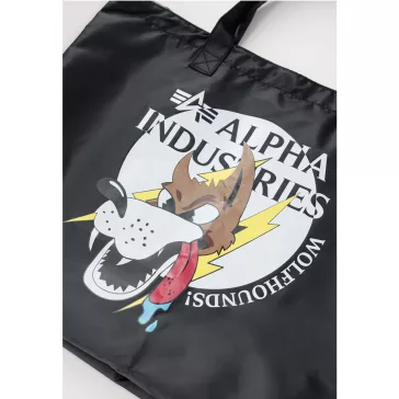 Wolfhounds Zip Shopper - black