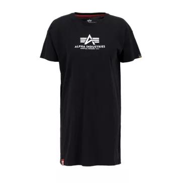 Basic T Long Woman - black
