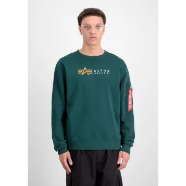 alpha-label-sweater-force green