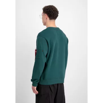 alpha-label-sweater-force green
