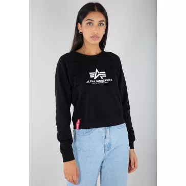 Basic Boxy Sweater Woman - black