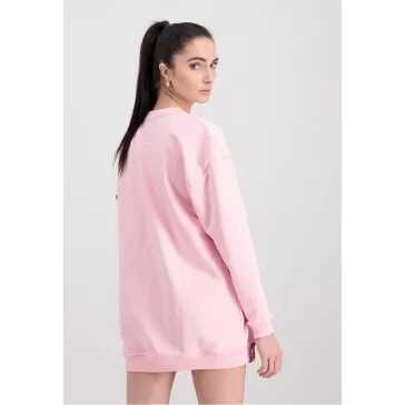 Basic Long Sweater OS Woman - pastel pink