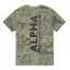Backprint T Camo - M48 forest camo
