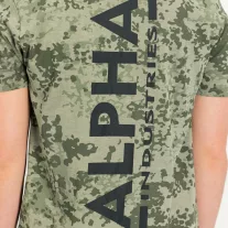 Backprint T Camo - M48 forest camo