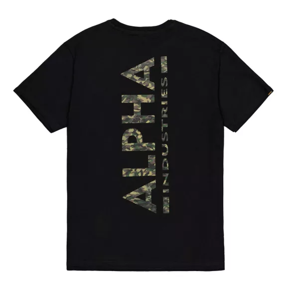 Backprint Mirror Camo T-Shirt - black Backprint Mirror Camo T-Shirt - black