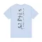 Backprint Mirror Camo T-Shirt - artic blue