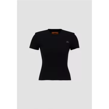X-Fit Rib T Woman - black