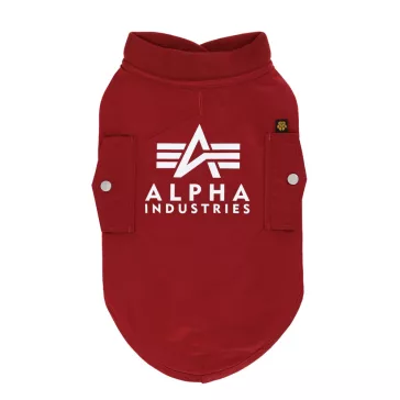 MA-1 Dog Jacket Backprint - rbf red