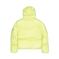 Cloud Puffer Bomber Winter Jacket Women - arctic lime