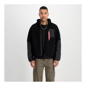 Sherpa Zip-Jacket - black