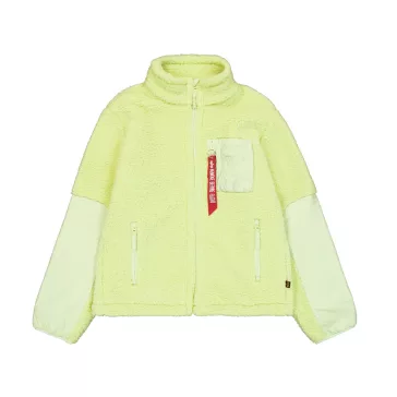 Sherpa Zip-Jacket - arctic lime