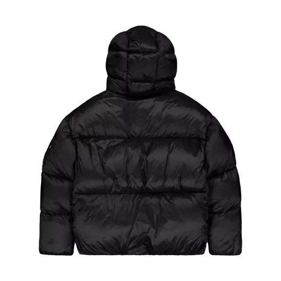 Cloud Puffer Bomber Winter Jacket - black