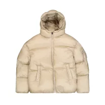 Cloud Puffer Bomber Winter Jacket - organic beige
