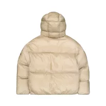 Cloud Puffer Bomber Winter Jacket - organic beige