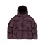 Cloud Puffer Bomber Winter Jacket - plum