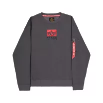 satin-logo-sweater-vintage-grey