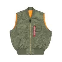 MA-1 Vintage Vest - sage-green