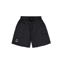 nylon-cargo-short-black