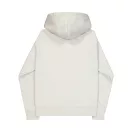 Basic Big Logo Effect Print Hoodie - stone Basic Big Logo Effect Print Hoodie - stone