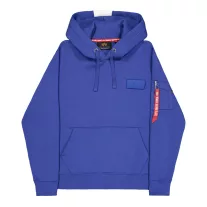 Red Stripe Hoody - galactic blue