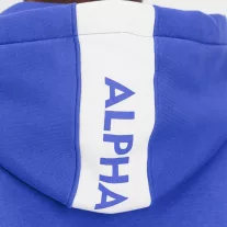 Red Stripe Hoody - galactic blue