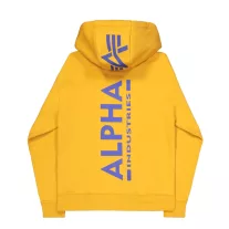 Back Print Hoody - wheat