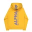 Back Print Hoody - wheat