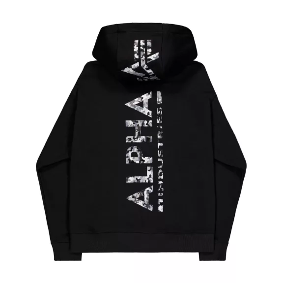 Backprint Mirror Camo Hoodie - black Backprint Mirror Camo Hoodie - black