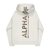 Backprint Mirror Camo Hoodie -stone