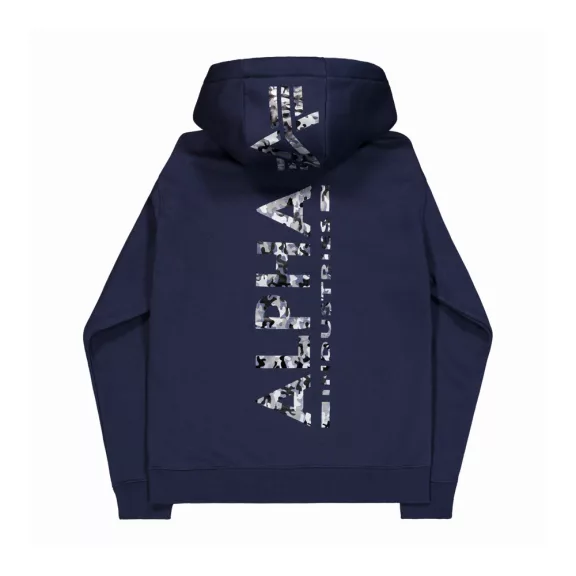 Backprint Mirror Camo Hoodie - ultra navy Backprint Mirror Camo Hoodie - ultra navy