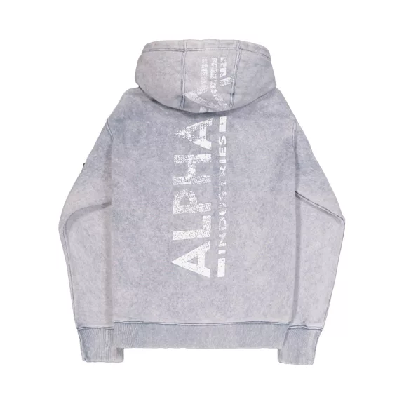 Backprint Vintage Hoodie - denim blue Backprint Vintage Hoodie - denim blue