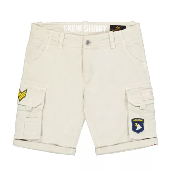 CREW SHORT PATCH - stone CREW SHORT PATCH - stone