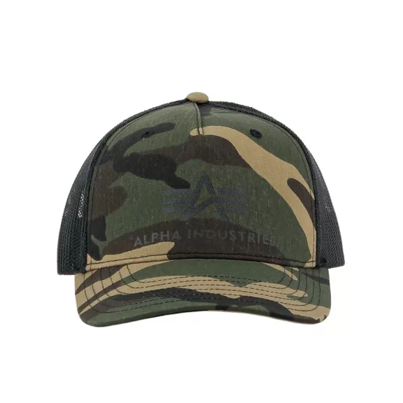 Basic Trucker Camo Cap - wdl camo 65 Basic Trucker Camo Cap - wdl camo 65