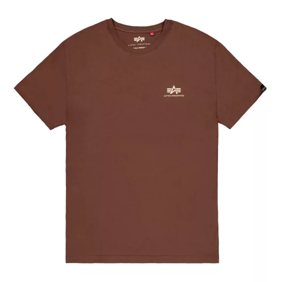 Basic T Small Logo - powder brown Basic T Small Logo - powder brown