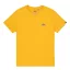 Basic T Small Logo - wheat/blue
