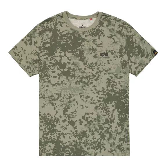 Basic T Small Logo Camo - M48 forest camo Basic T Small Logo Camo - M48 forest camo