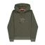 Basic Big Logo Mirror Leo Hoodie Women  - dark olive