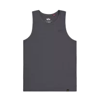 small logo tank-vintage grey