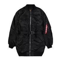 MA-1 Coat Bomber Jacket Women - black