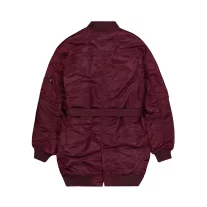 MA-1 Coat Bomber Jacket Women - dark cherry