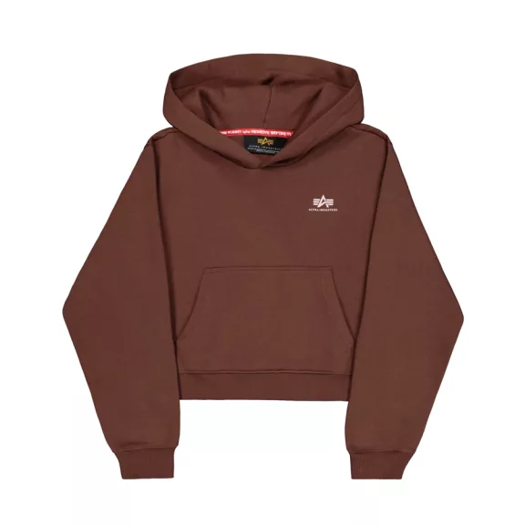 Basic Small Logo Hoodie Women - powder brown Basic Small Logo Hoodie Women - powder brown