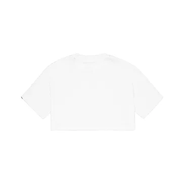 Basic Big Logo Cropped PP T-Shirt Women - white