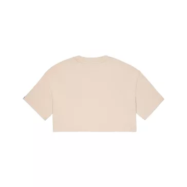 Basic Big Logo Cropped PP T-Shirt Women - organic beige