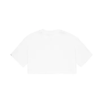 Basic Small Logo Cropped PP T-Shirt Women - white