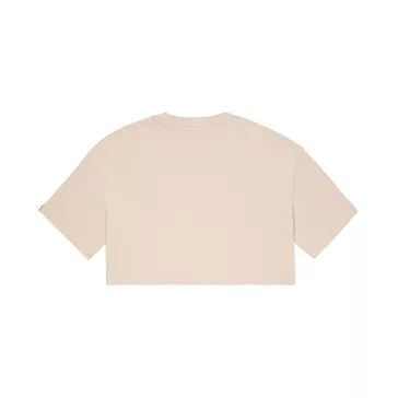Basic Small Logo Cropped PP T-Shirt Women - organic beige